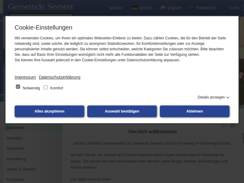 Seester - Kurzinfo: Sonnendeicher Hof