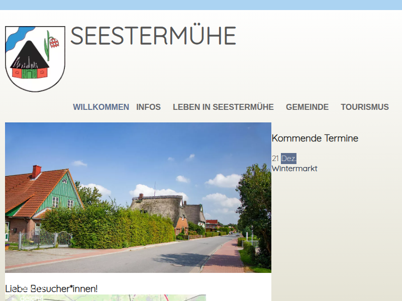 Ein großer Schritt. – Seestermühe