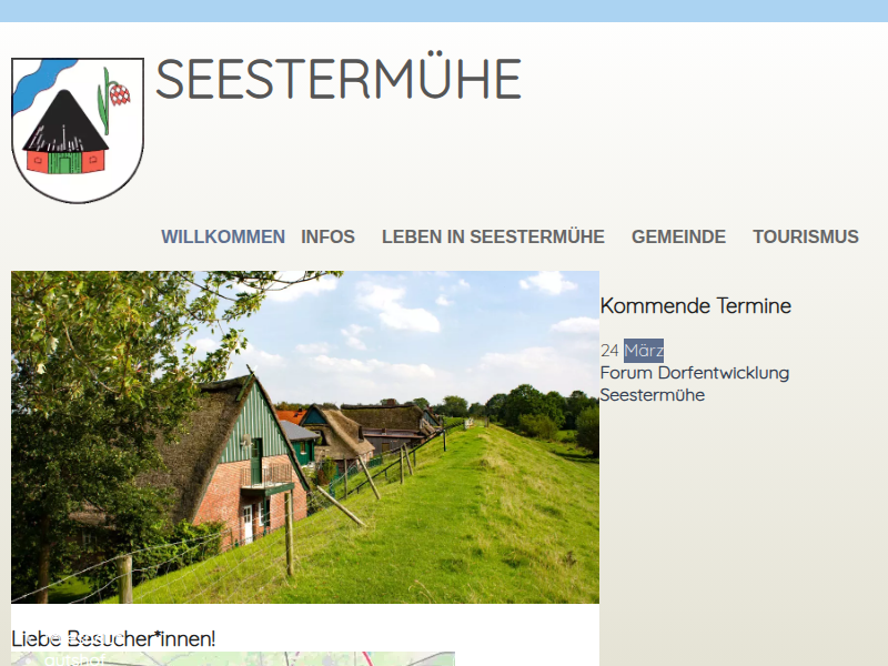 Chronologisches Zeitgeschehen von Seestermühe – Seestermühe