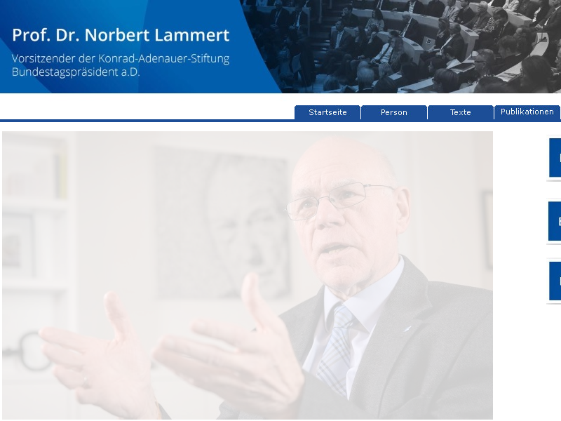 Dr. Norbert Lammert! Bundestagspräsident - CDU - NRW ...!