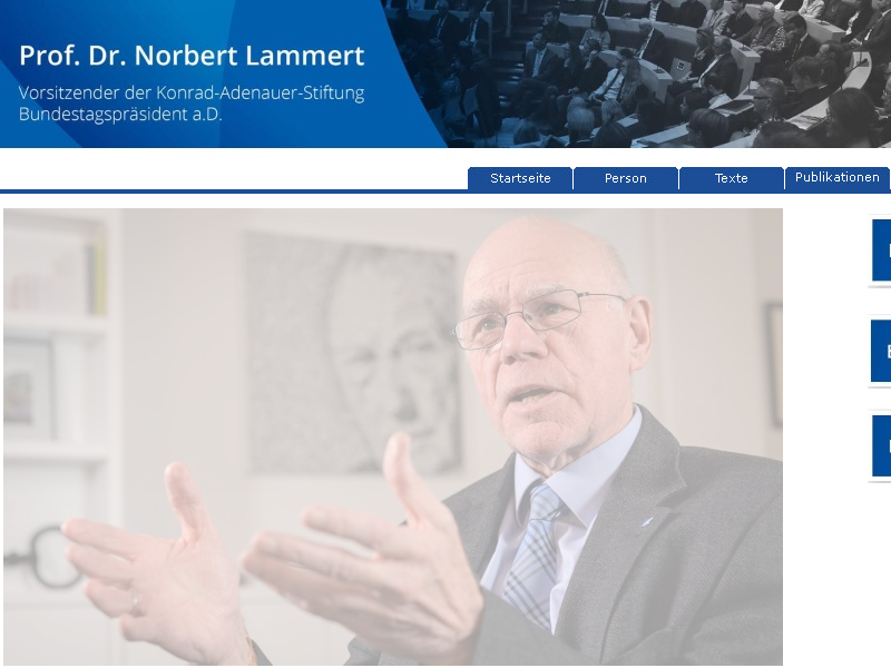 Dr. Norbert Lammert! Bundestagspräsident - CDU - NRW ...!