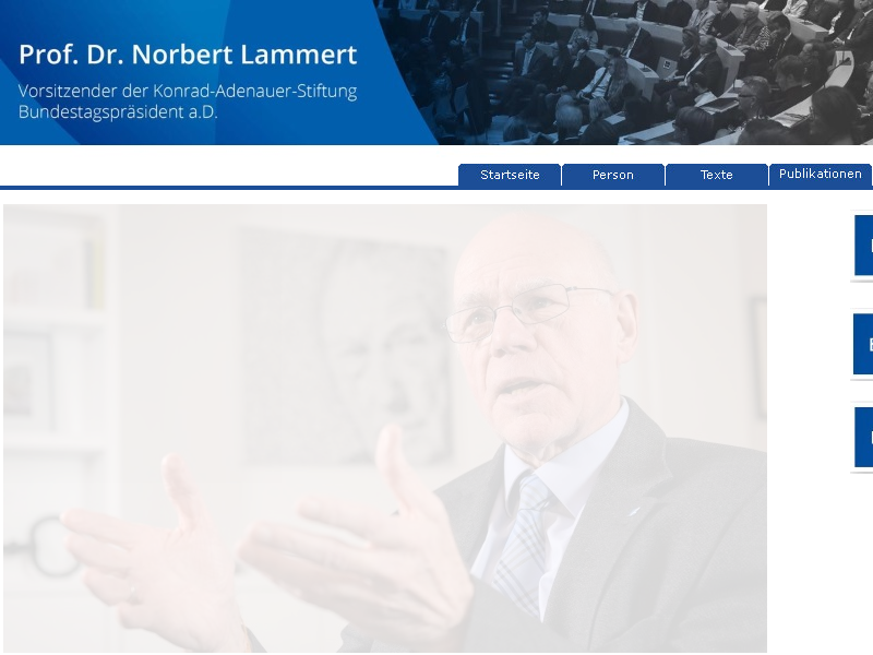 Dr. Norbert Lammert! Bundestagspräsident - CDU - NRW ...!