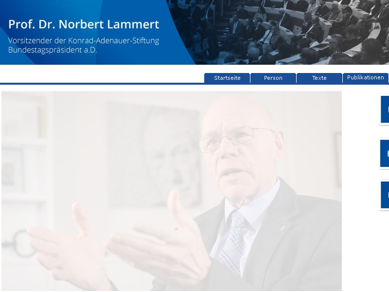 Dr. Norbert Lammert! Bundestagspräsident - CDU - NRW ...!