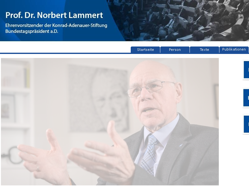 Dr. Norbert Lammert! Bundestagspräsident - CDU - NRW ...!