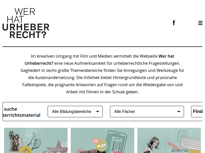Hinweise für Lehrkräfte : Wer hat Urheberrecht?