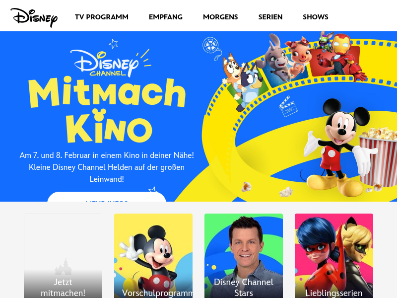 Vorbehalt der Rechte für Text- und Data-Mining durch KI | Disney TV Deutschland