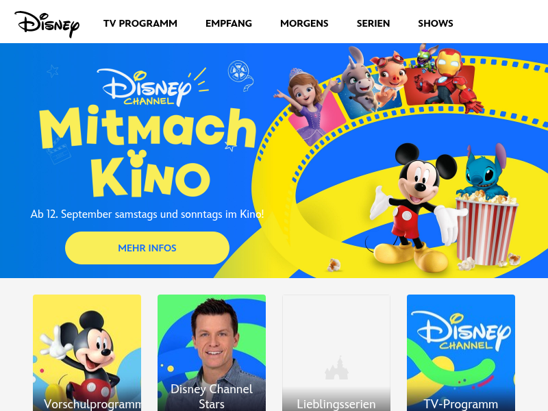 Disney Channel - Mitmach-Kino | Disney TV Deutschland