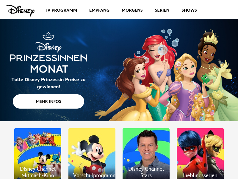Impressum | Disney TV Deutschland