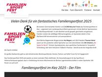 Familiensportfest Berlin: Startseite