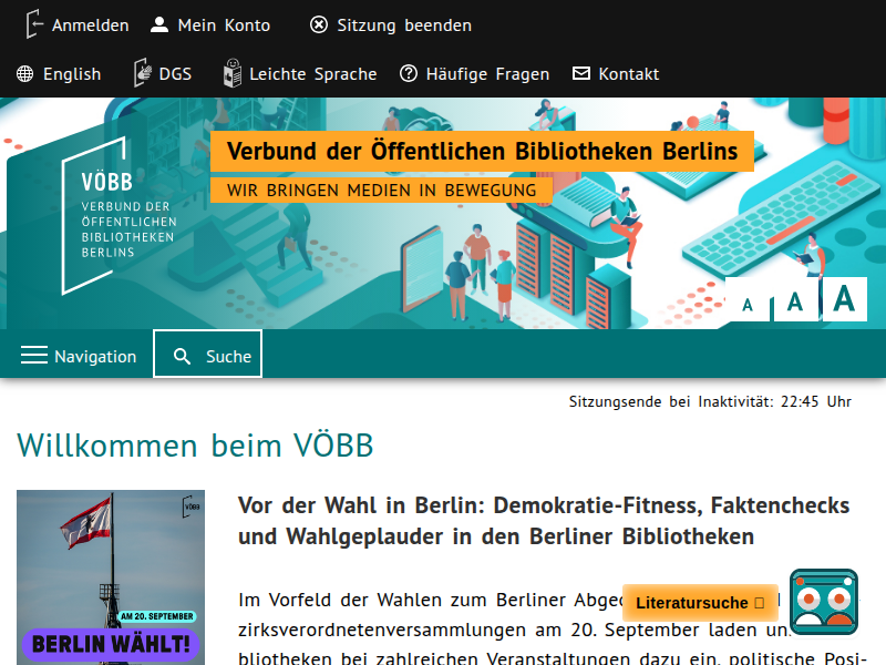 Startseite - Verbund der Öffentlichen Bibliotheken Berlins