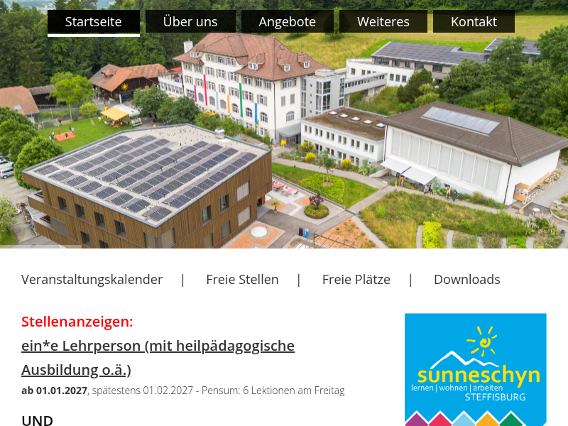 sunneschyn STEFFISBURG - Werkausstellung Sommer 2026