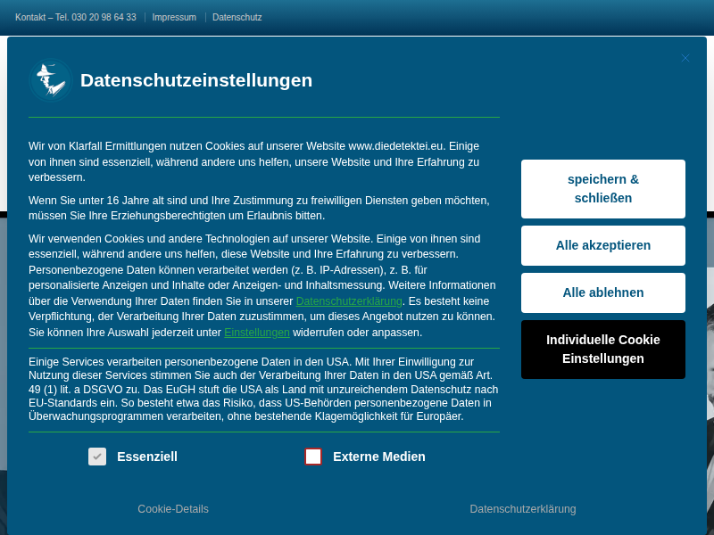 diedetektei.eu in eigener Sache | Detektei Berlin Taute®