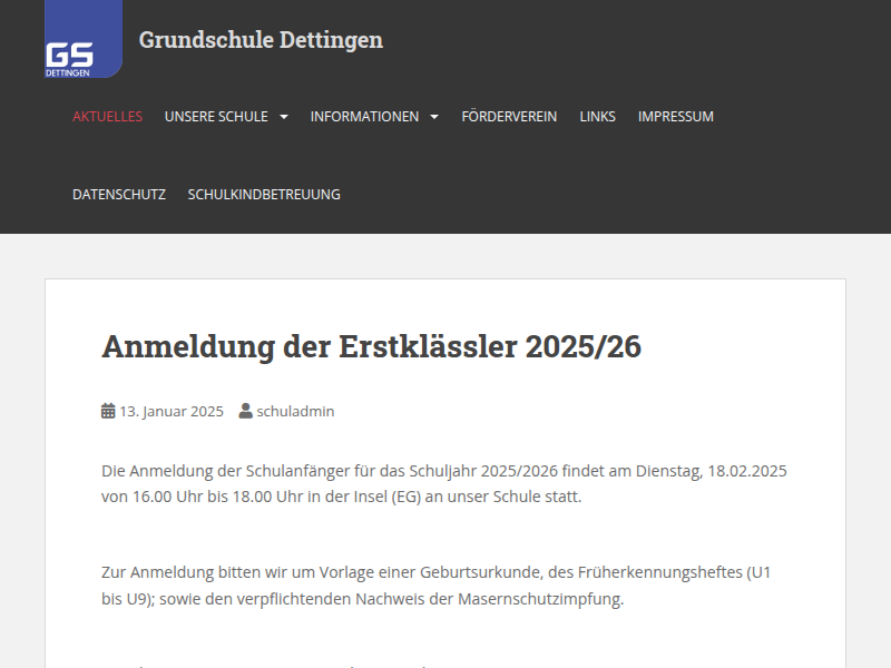 Frohe Ostern! – Grundschule Dettingen