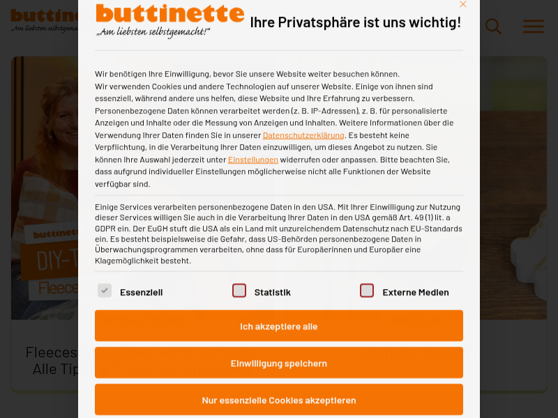 Kundenkreation von Yvonne W. - buttinette Blog