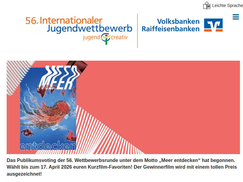 Erklärung zur Barrierefreiheit – jugend creativ