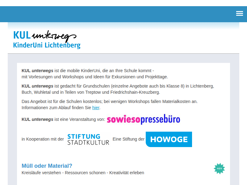 Farbe bekennen – Optik entdecken | Kinderuni Berlin
