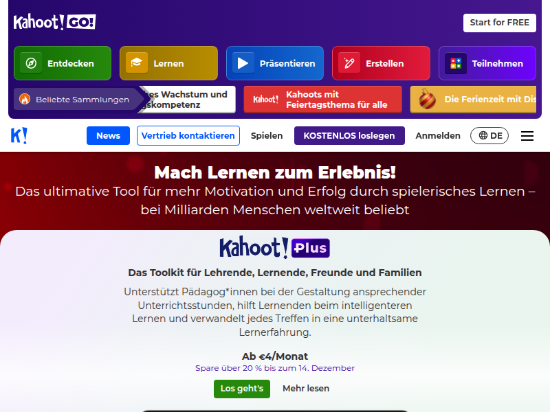 Guide to Kahoot!’s new website | Explore section & blog