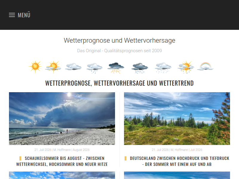 Wetteraussichten: Kühles, windiges und regnerisches Pfingstwetter