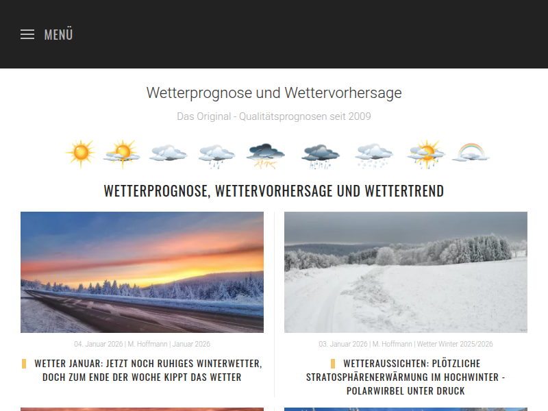 Wettertrend - Fliegt der Polarwirbel auseinander?