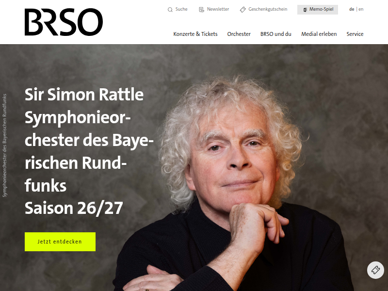 Sir Simon Rattle - Symphonieorchester des Bayerischen Rundfunks