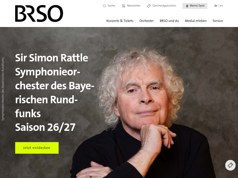 musica viva: Sir Simon Rattle - Symphonieorchester des Bayerischen Rundfunks