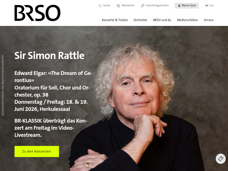 Sir Simon Rattle | The Dream of Gerontius - Symphonieorchester des Bayerischen Rundfunks
