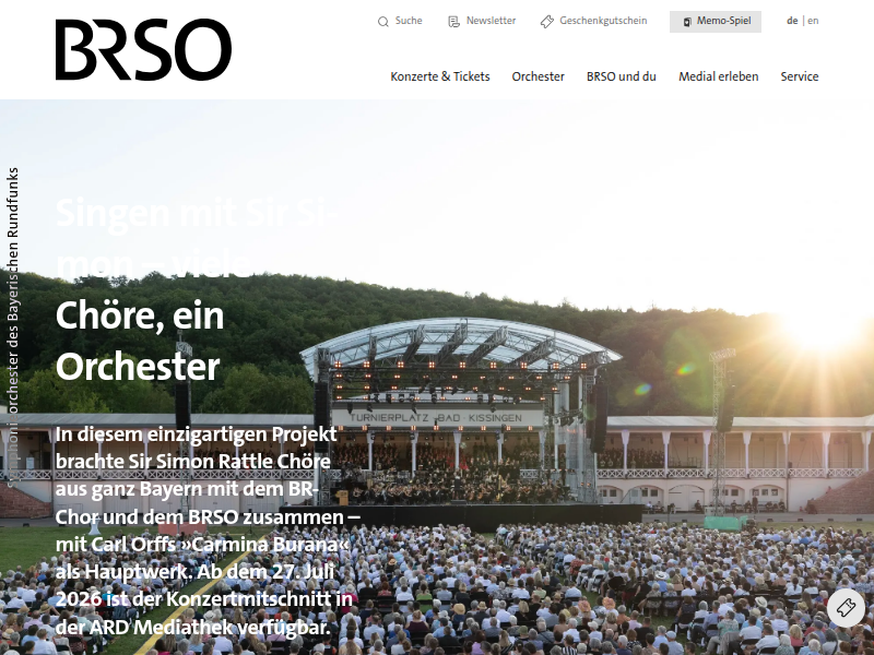 Symphonischer Hoagascht - Symphonieorchester des Bayerischen Rundfunks