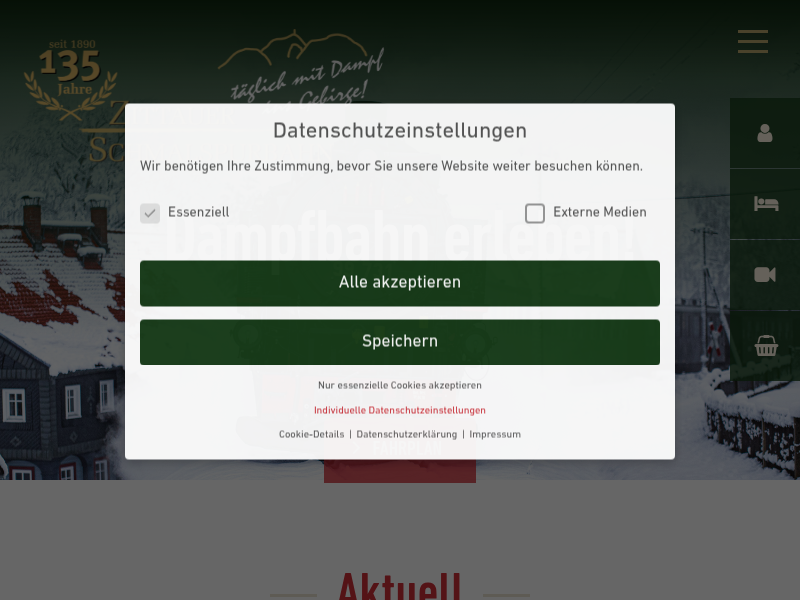 übersichtlich – modern – funktional: Die neue Webseite der Zittauer Schmalspurbahn | Zittauer Schmalspurbahn