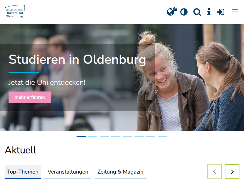 "Protestantische Profile" // Universität Oldenburg