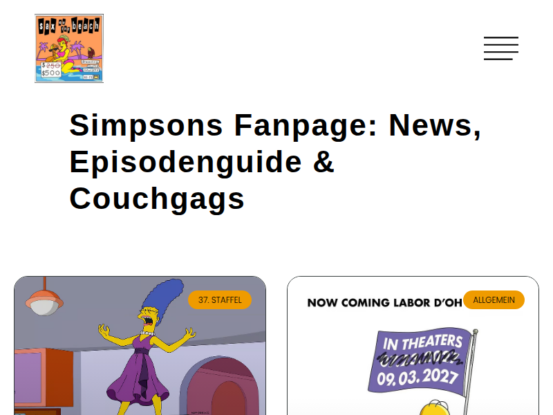 Auf dänische Steine können Sie bauen (S25 F20) – Die Simpsons