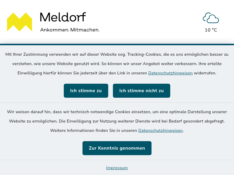 Stadt Meldorf: Leistung
