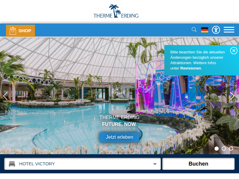 Datenschutzerklärung: Therme Erding : Therme Erding