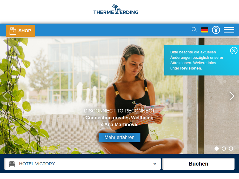 Serenissima Zimmer : Hotel Victory Therme Erding