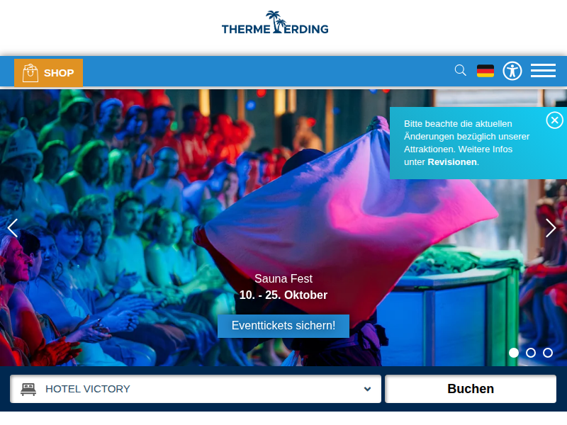 Gastronomie in der Therme Erding