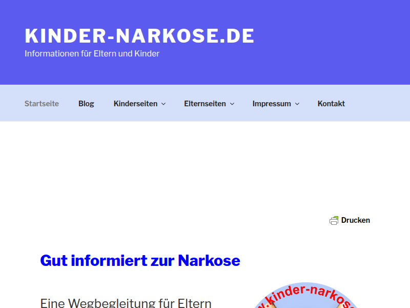 Aua bedeutet nicht immer Schmerz – Kinder-Narkose.de