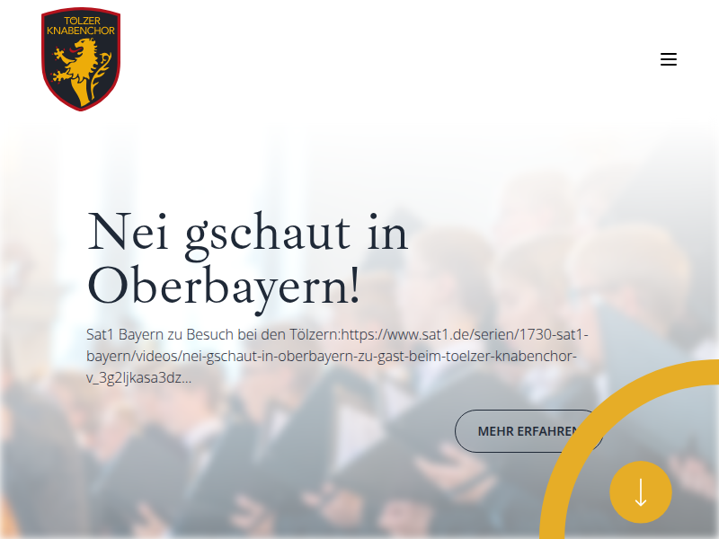 Geschichte | TÖLZER KNABENCHOR