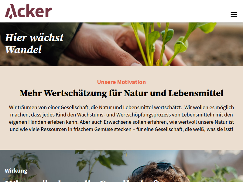 Spende statt Geschenke: Acker e. V. freut sich über 10.000 Euro - Acker