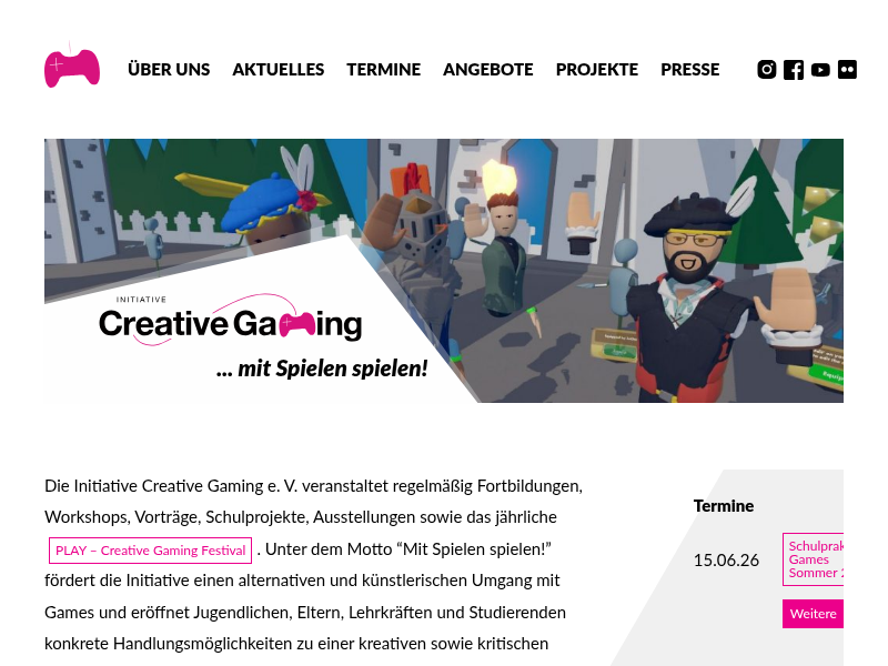 Schloss Pipala – Creative Gaming