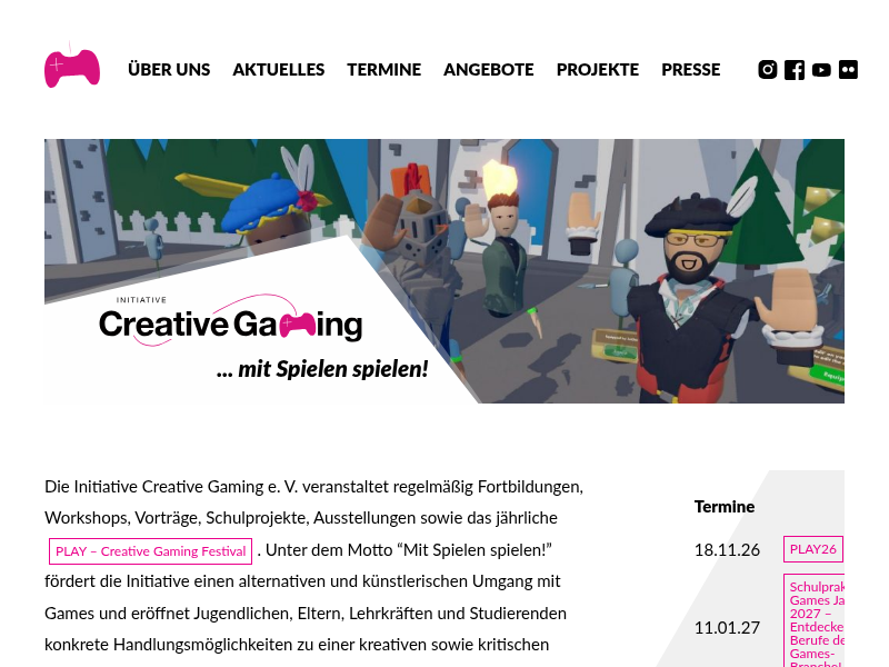Games & Liebe – Creative Gaming