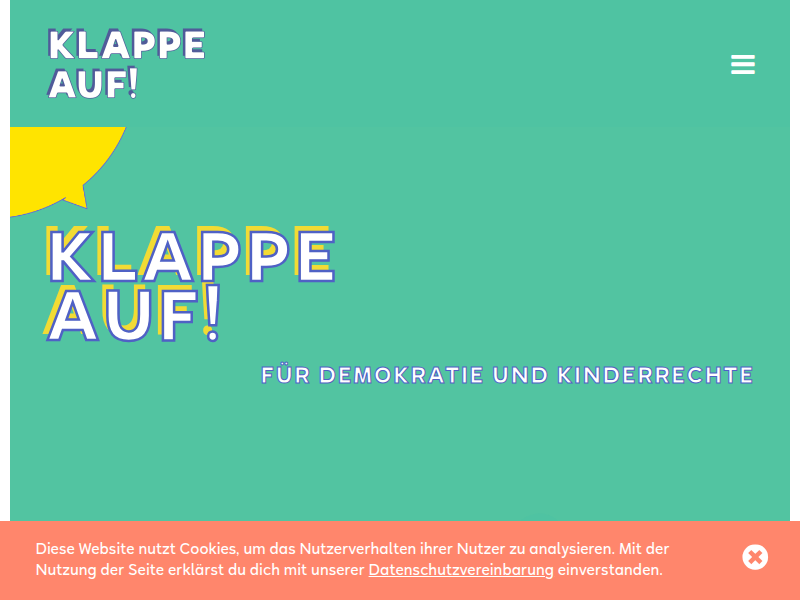 Filme Berlin 2015 / KLAPPE AUF! für Demokratie und Kinderrechte