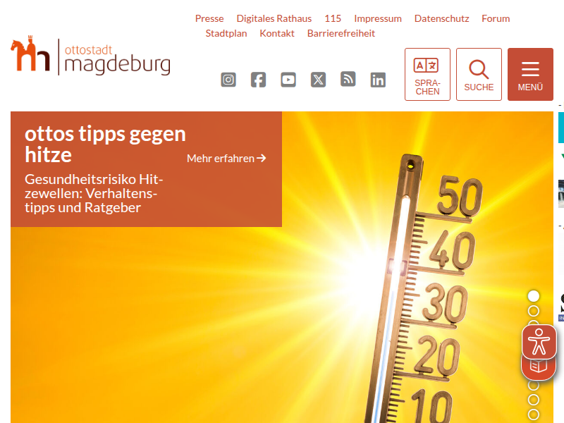 Klimamodelle und Klimaforschung / Landeshauptstadt Magdeburg - magdeburg.de