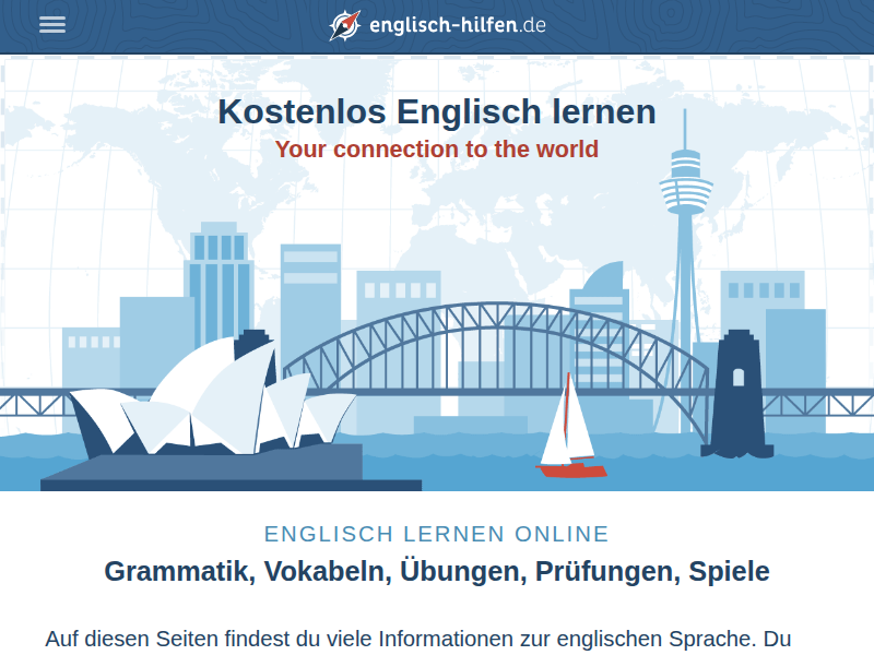 Verben und Substantive im Englischen - Online Übung