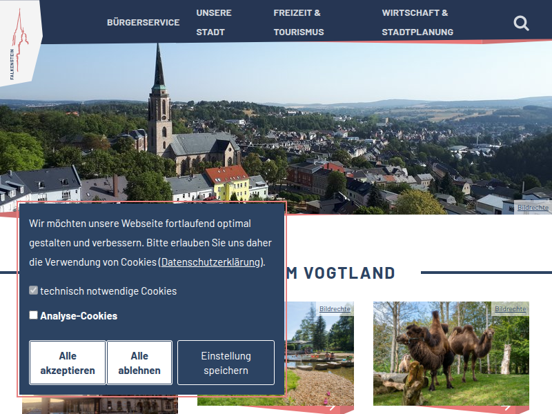 Stadt Falkenstein: Schloßfelsen - Sehenswürdigkeiten - Freizeit & Tourismus - Startseite