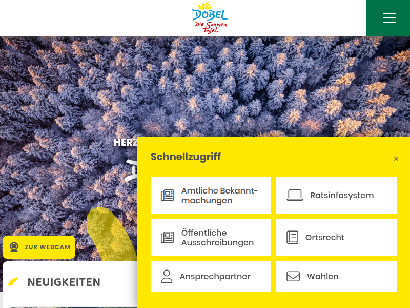Schöffenwahl Bekanntmachung über die öffentliche Auflegung der Vorschlagsliste: Gemeinde Dobel