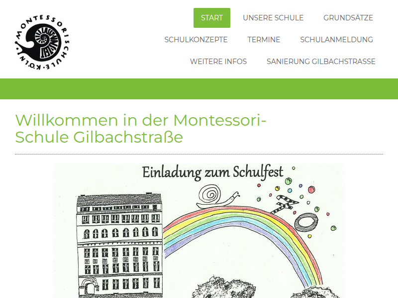 Schulkonzepte - Montessori-Grundschule Gilbachstraße mit Außenstelle Stammheimer Straße in Köln