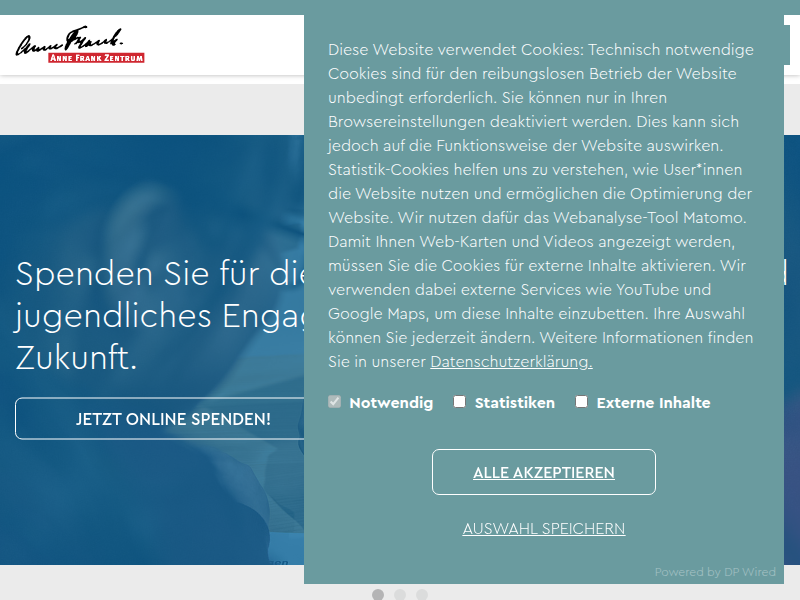 Onlineshop | ANNE FRANK ZENTRUM e. V.