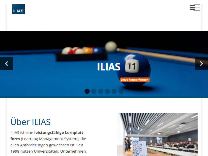 LMS ILIAS: Lösungen für Hochschulen – ilias.de