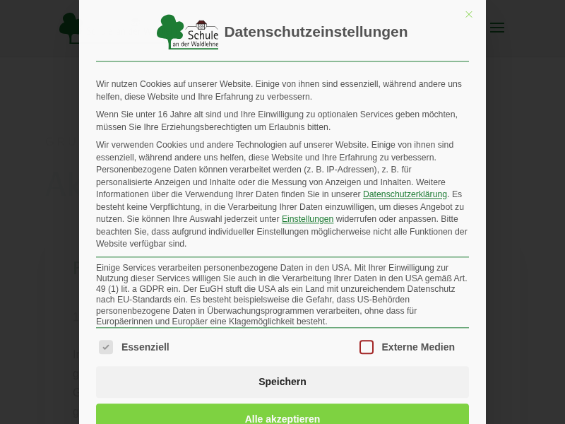 Ausflug ins Aalto-Theater - Schule an der Waldlehne