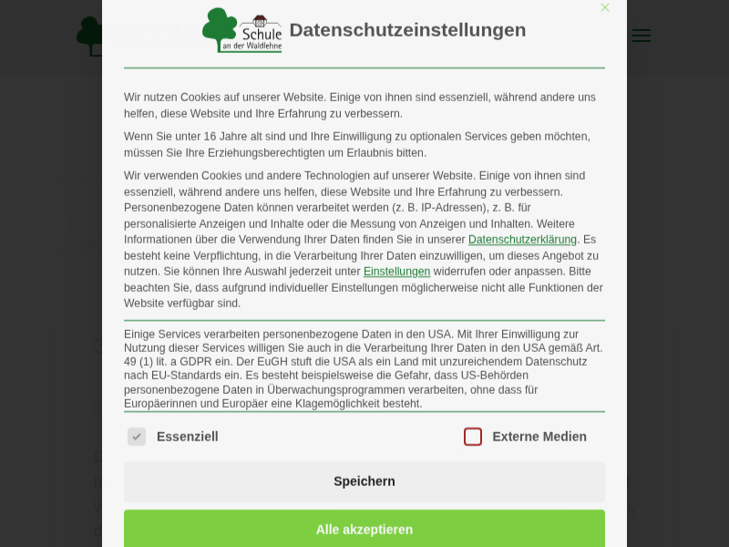 Segelwoche - Schule an der Waldlehne