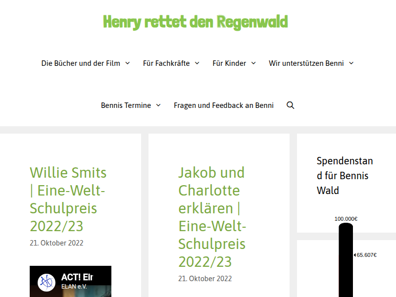 Ökosystem - Henry rettet den Regenwald